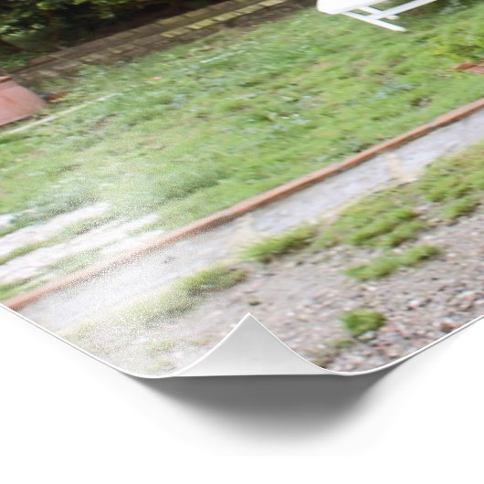 Toskana.Italien. Italienisches Bauernhaus. Fotodruck (Ecke)