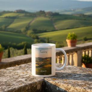 Toskana Italien Landschaft Panorama  Jumbo-Tasse