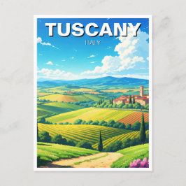 Toskana Italien Landschaft Postkarte