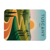 Toskana Italien Landschaft Sunset Magnet (Horizontal)