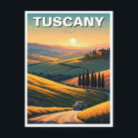 Toskana Italien Landschaft Sunset Postkarte<br><div class="desc">Die Toskana liegt im Zentrum Italiens und ist für ihre atemberaubende Landschaft, die reiche Geschichte und das kulturelle Erbe bekannt. Die Toskana ist für ihre sanften Hügel, Weinberge, Olivenhaine und zauberhaften mittelalterlichen Städte bekannt und bietet eine idyllische Umgebung, in der Künstler, Schriftsteller und Reisende seit Jahrhunderten inspiriert sind. Die Region...</div>