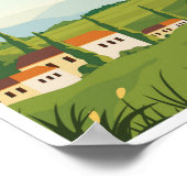 Toskana Italien Poster (Ecke)
