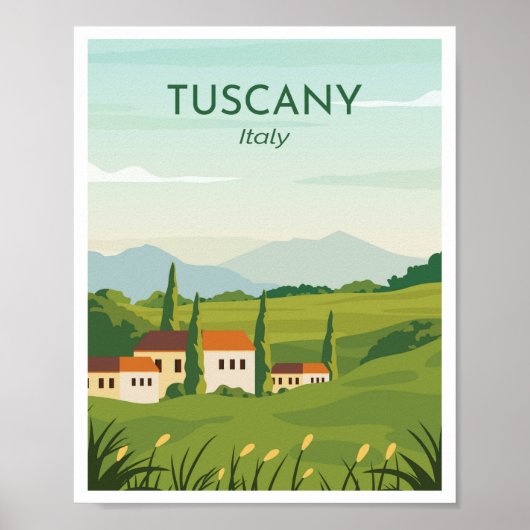 Toskana Italien Poster (Vorne)
