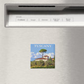 Toskana Italien Poster Magnet (In Situ (Geschirrspüler))