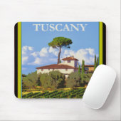 Toskana Italien Poster Mousepad (Mit Mouse)