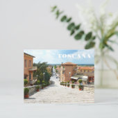 Toskana-Italien Postkarte (Stehend Vorderseite)