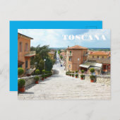 Toskana-Italien Postkarte (Vorne/Hinten)