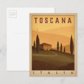 Toskana, Italien Postkarte (Vorne/Hinten)