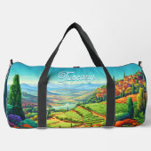 Toskana Italien Reisen & Gym Duffle Bag (Vorderseite)