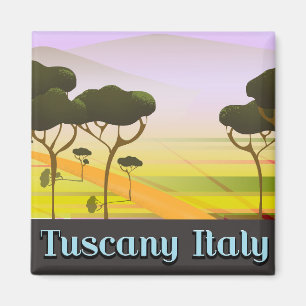 Toskana Italien Reisen Landschaft. Magnet