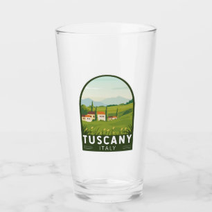 Toskana Italien Reisen Vintage Kunst Glas