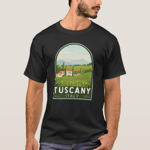 Toskana Italien Reisen Vintage Kunst T-Shirt