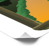 Toskana Italien Reiseplakat Poster (Ecke)