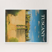 Toskana, Italien Reiseplakat Puzzle (Horizontal)