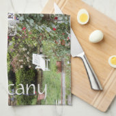 Toskana, Italien. Rustikales Haus Geschirrtuch (Viertel Falte)