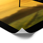 Toskana Italien Sunset Art Landschaft Fotografie Poster (Ecke)