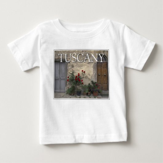 Toskana, Italien | Toskanische Türe Baby T-shirt (Vorderseite)