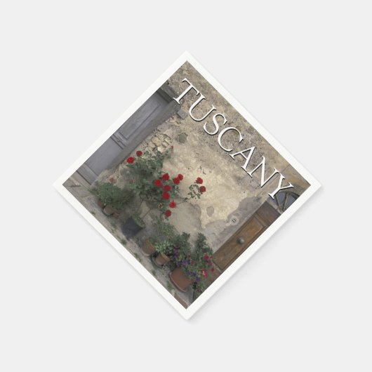 Toskana, Italien | Toskanische Türe Serviette (Ecke)