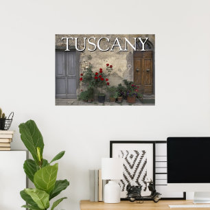 Toskana, Italien   Toskanische Türöffnung Poster