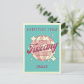 Toskana Italien Urlaub Retro Vintag Postkarte (Stehend Vorderseite)