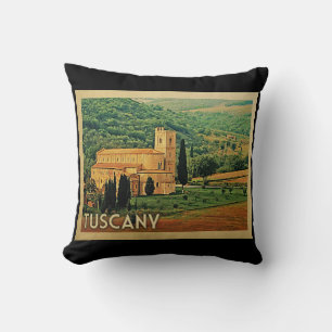 Toskana Italien Vintage Reise Kissen