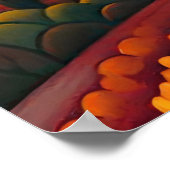 Toskana Italien Vintage Reise Poster (Ecke)