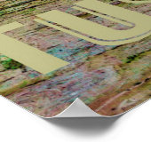 Toskana, Italien Vintage Travel Poster (Ecke)