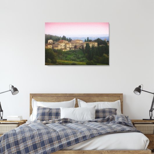 Toskana Italien Wasserfarbeneffekt Starke Leinwand (Insitu (Schlafzimmer))