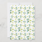 Toskana | Italienisches Essen | Abendessen Probe Einladung (Rückseite)