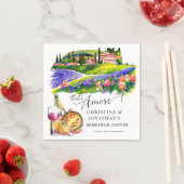 Toskana | Italienisches Essen | Abendessen Probe Serviette (Beispiel)