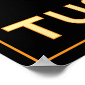 Toskana italituelle Kunst Deko Retroposter (Ecke)