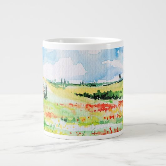 Toskana Jumbo-Tasse (Vorderseite)