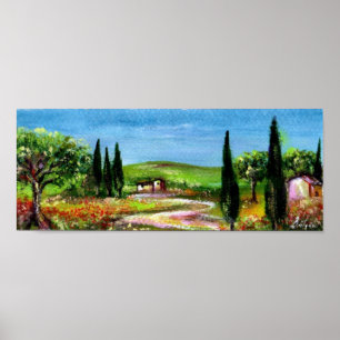 TOSKANA-LANDSCHAFT 5 POSTER
