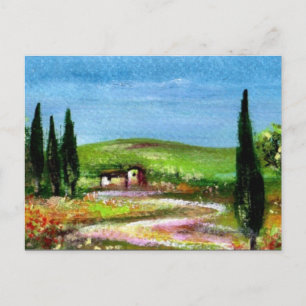 TOSKANA LANDSCHAFT 5 POSTKARTE