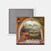 Toskana Landschaft Italienisch Kunst, Dichtung und Magnet (Vorderseite/Rückseite)