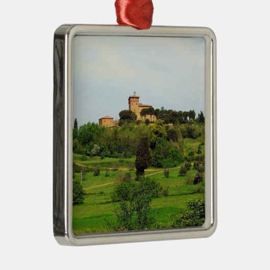 Toskana Landschaft Ornament Aus Metall (Rechts)