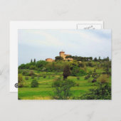 Toskana Landschaft Postkarte (Vorne/Hinten)