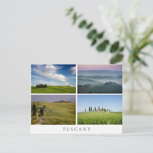 Toskana-Landschaften kassieren Postkarte (Stehend Vorderseite)