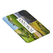 Toskana Landschaften Reise Foto Collage Magnet (Rechte Seite)