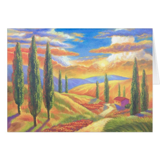 Toskana-Landschaftsmalerei - multi (Vorderseite (Horizontal))