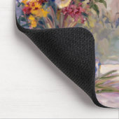 Toskana mit Blumen Mousepad (Ecke)