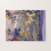 Toskana mit Blumen Puzzle (Horizontal)