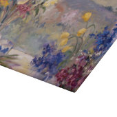 Toskana mit Blumen Schneidebrett (Ecke)