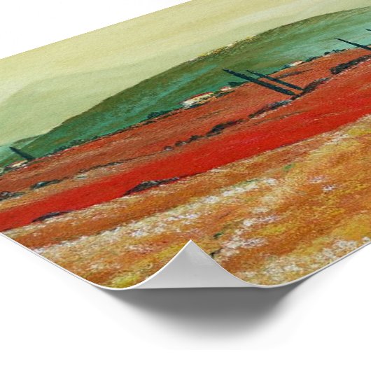 Toskana Poster (Ecke)