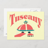 Toskana Postkarte (Vorne/Hinten)