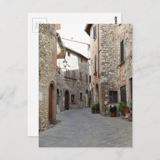 Toskana Postkarte (Vorne/Hinten)