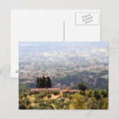Toskana Postkarte (Vorne/Hinten)