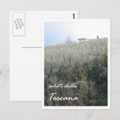 Toskana Postkarte (Vorne/Hinten)