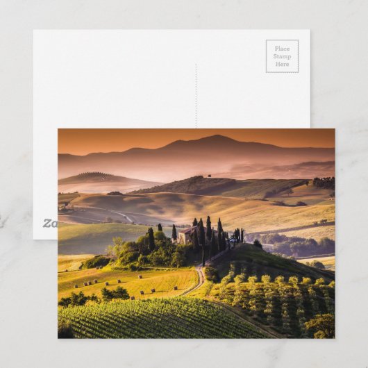 Toskana Postkarte (Vorne/Hinten)