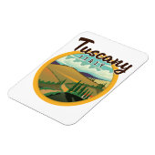 Toskana Reise Logo Magnet (Linke Seite)